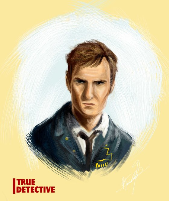 Speed paint of Rustin Cohle from True Detective